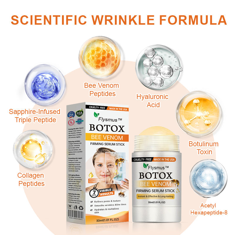 🧑⚕️🐝Made and Shipped from USA✨Flysmus™ Botox Bee Venom Firming Serum Stick🔥LAST DAY 70% OFF